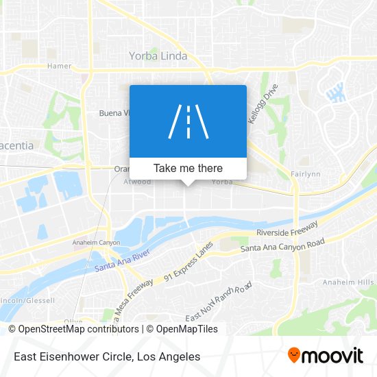 East Eisenhower Circle map