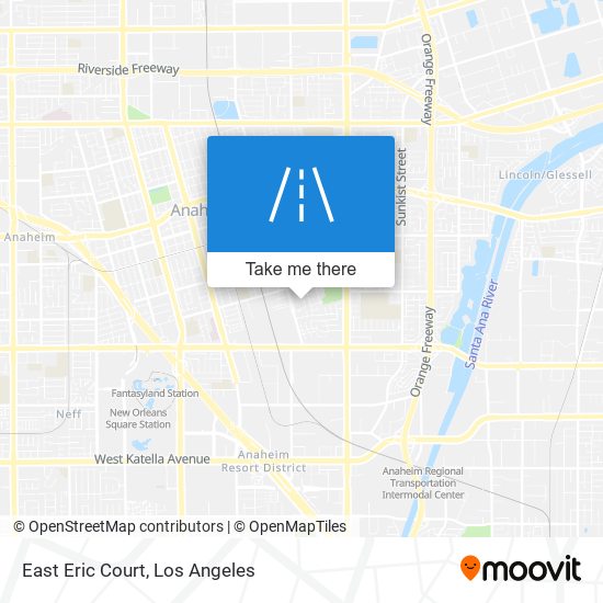 East Eric Court map