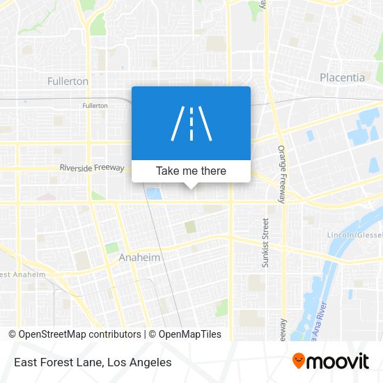 Mapa de East Forest Lane