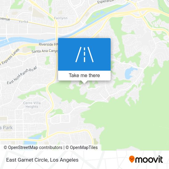 Mapa de East Garnet Circle