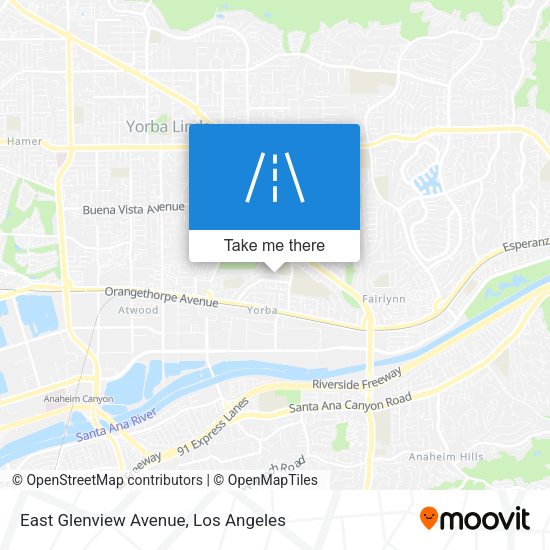 East Glenview Avenue map