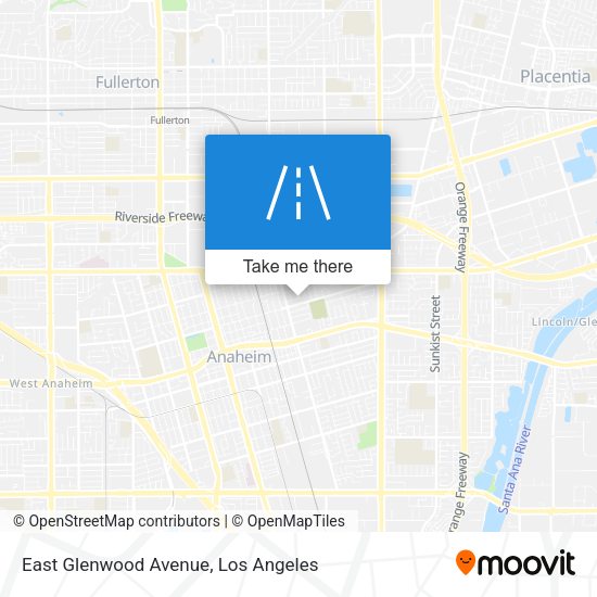 Mapa de East Glenwood Avenue