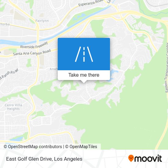 East Golf Glen Drive map