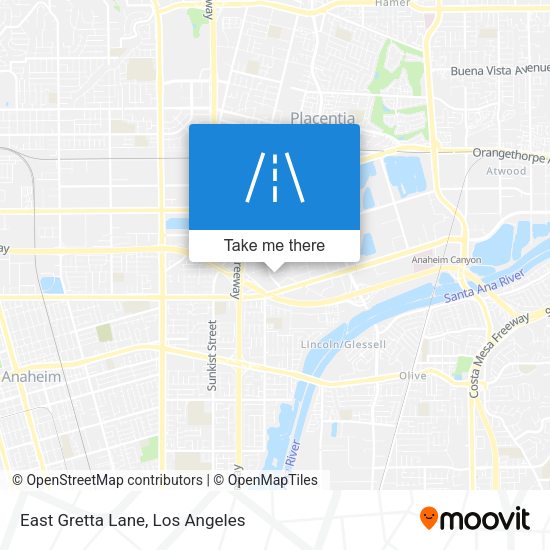 East Gretta Lane map