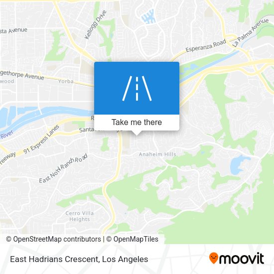 East Hadrians Crescent map