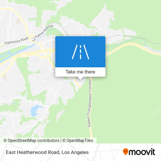 East Heatherwood Road map