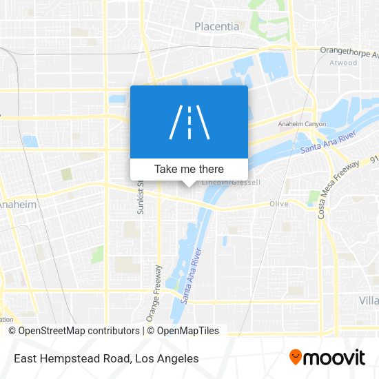 Mapa de East Hempstead Road