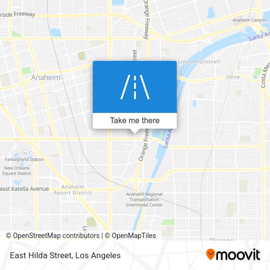 East Hilda Street map