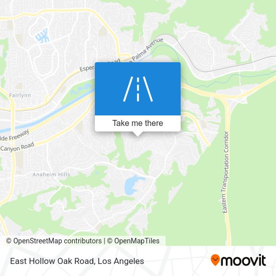 Mapa de East Hollow Oak Road