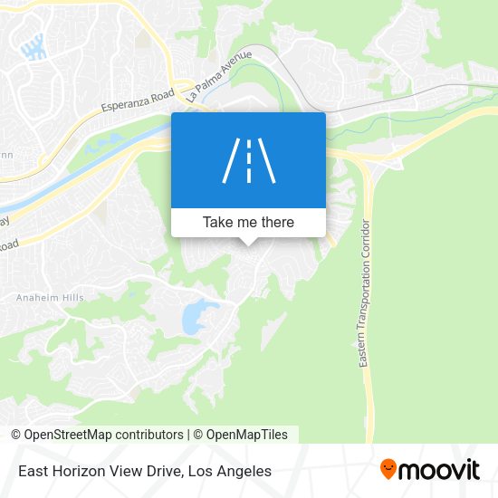 East Horizon View Drive map