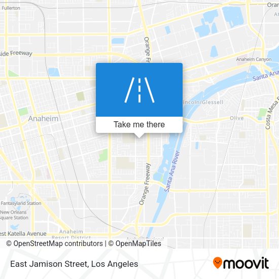 East Jamison Street map