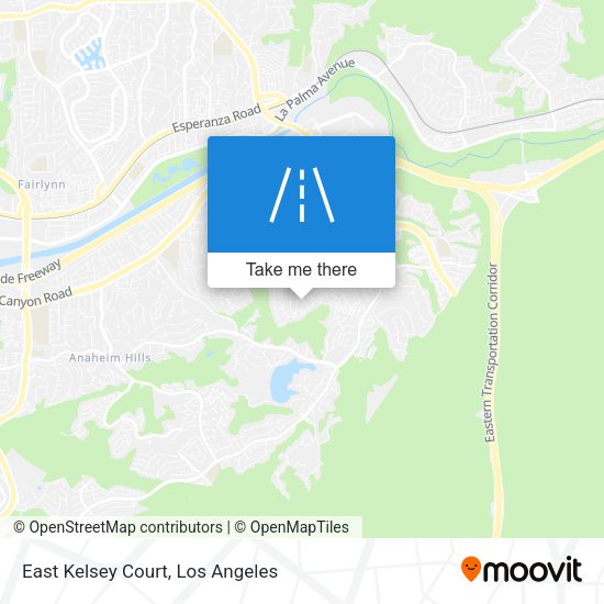 Mapa de East Kelsey Court