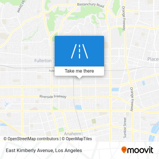 East Kimberly Avenue map