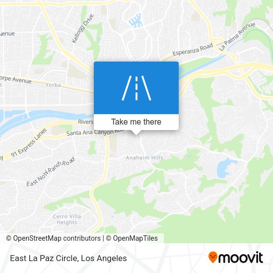 East La Paz Circle map