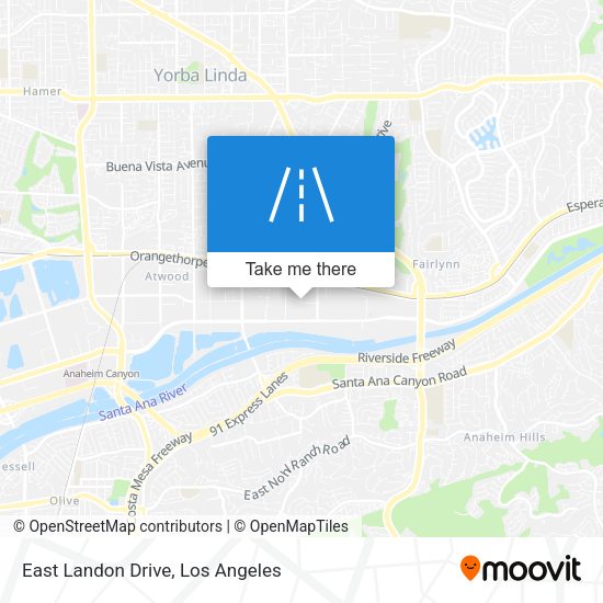 East Landon Drive map