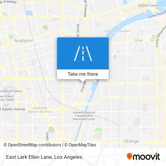 East Lark Ellen Lane map