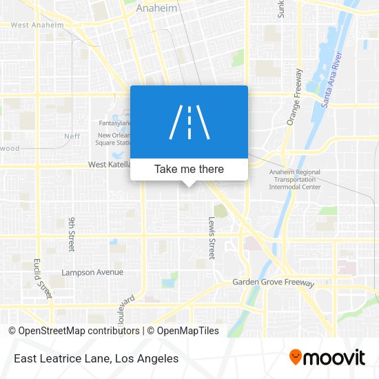 Mapa de East Leatrice Lane