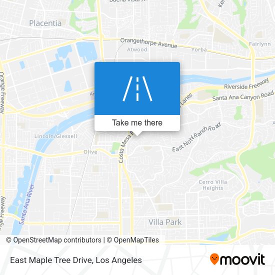 Mapa de East Maple Tree Drive