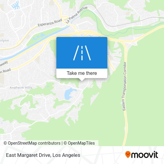 East Margaret Drive map