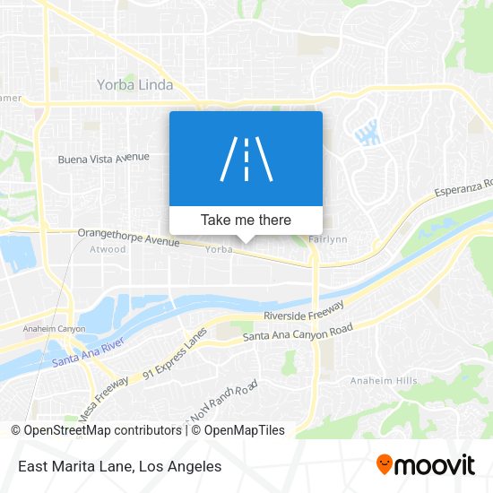East Marita Lane map