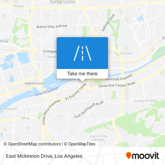 Mapa de East Mckinnon Drive