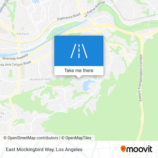 Mapa de East Mockingbird Way