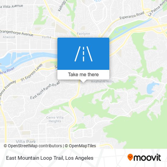 East Mountain Loop Trail map