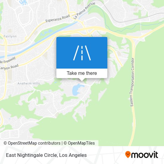 East Nightingale Circle map