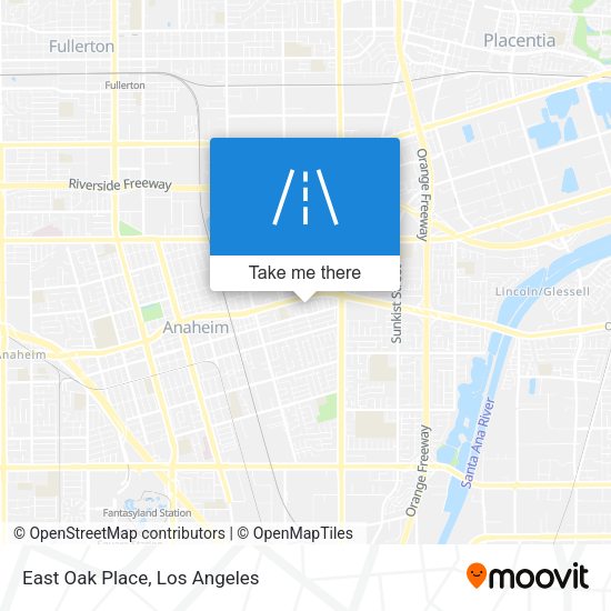 Mapa de East Oak Place