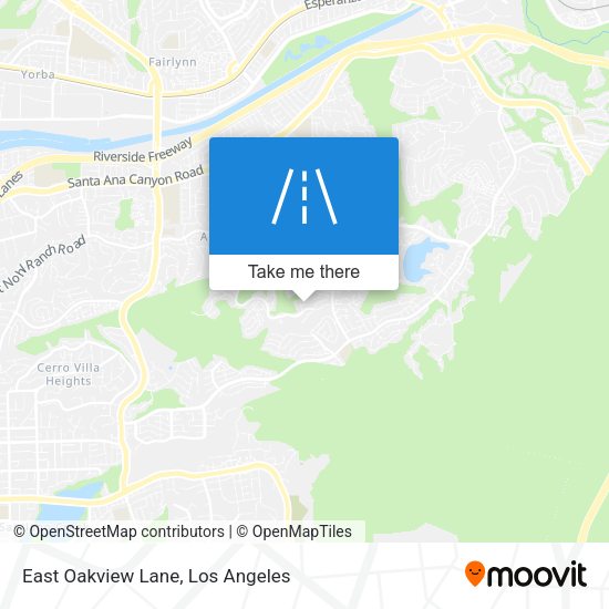 East Oakview Lane map