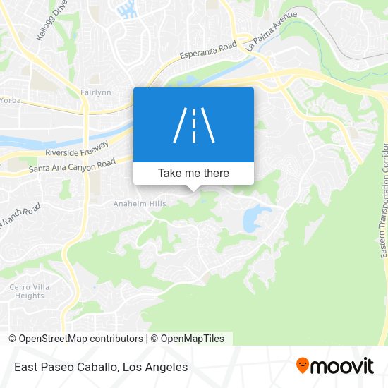 East Paseo Caballo map
