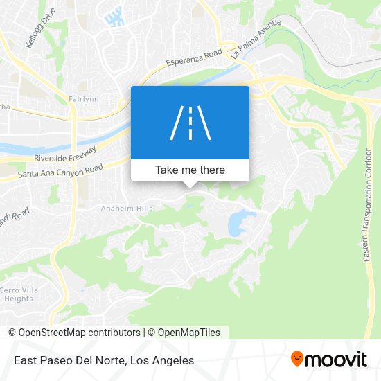 Mapa de East Paseo Del Norte