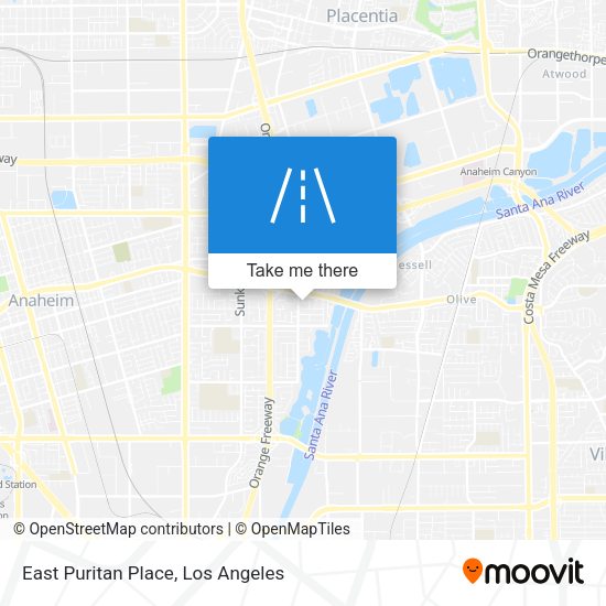 East Puritan Place map