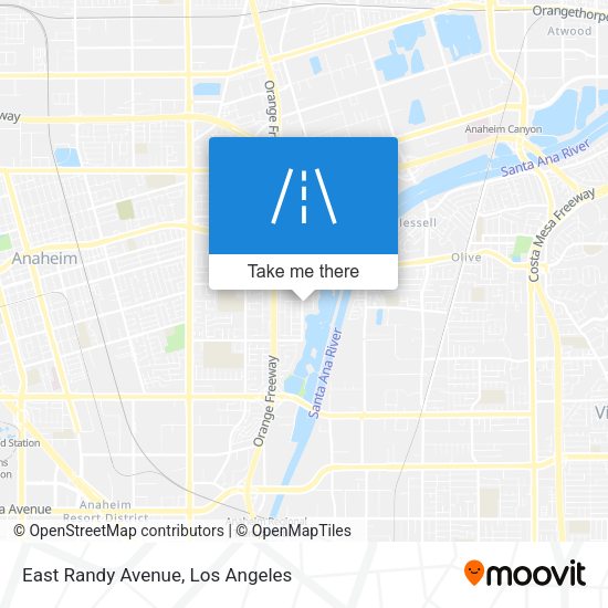 East Randy Avenue map
