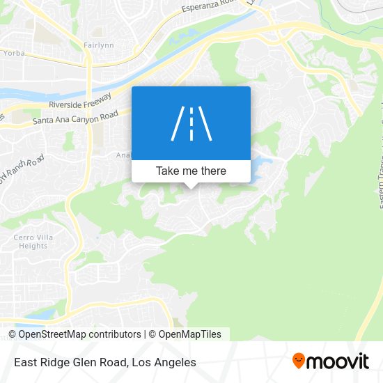 East Ridge Glen Road map