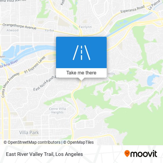 Mapa de East River Valley Trail
