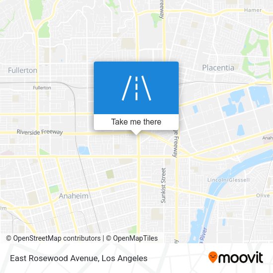 Mapa de East Rosewood Avenue