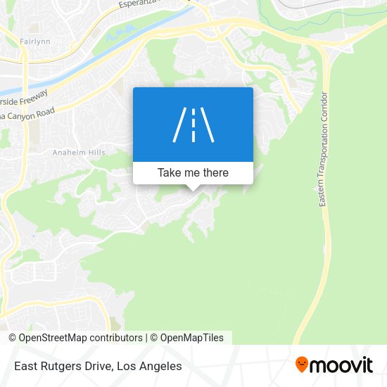 Mapa de East Rutgers Drive