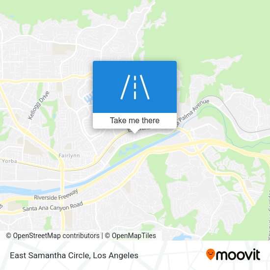 East Samantha Circle map