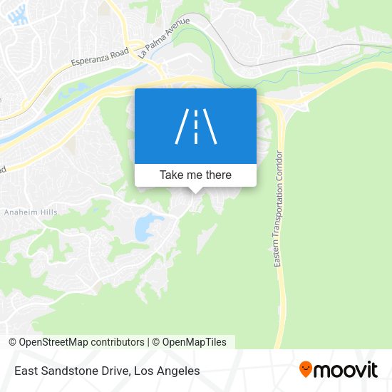 Mapa de East Sandstone Drive