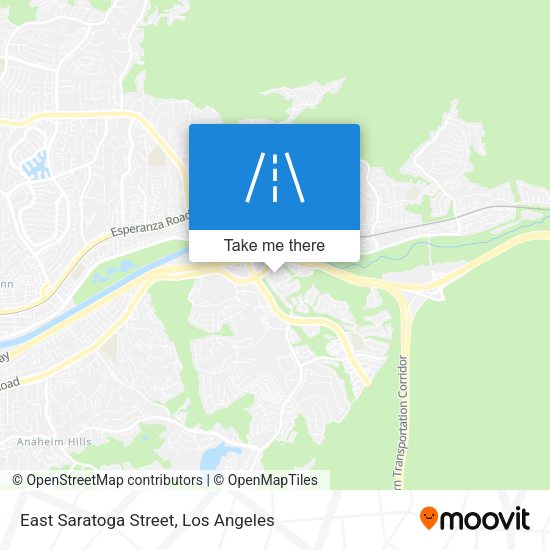 East Saratoga Street map