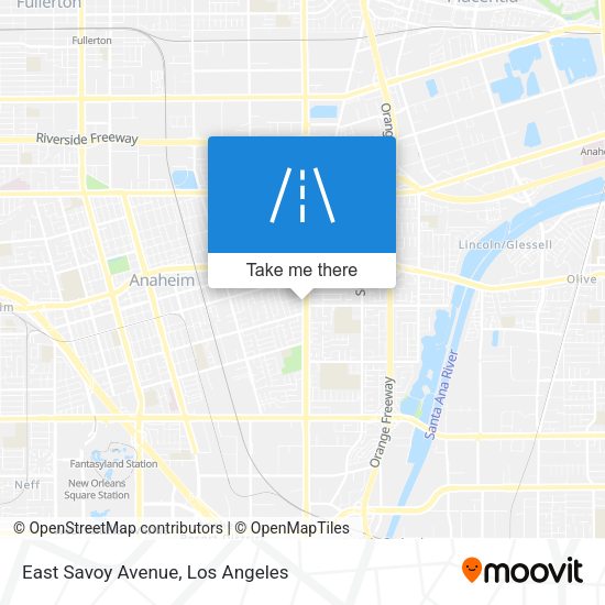 Mapa de East Savoy Avenue
