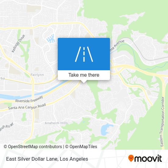 East Silver Dollar Lane map