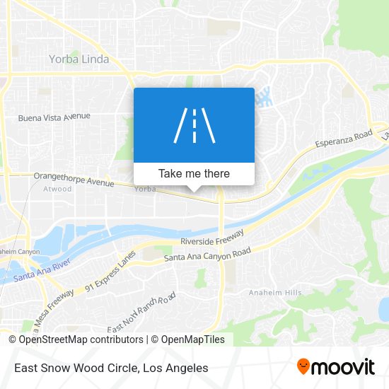Mapa de East Snow Wood Circle