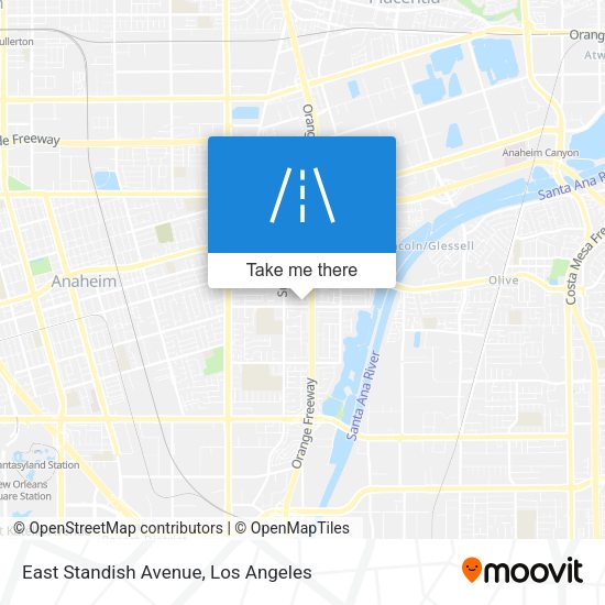East Standish Avenue map