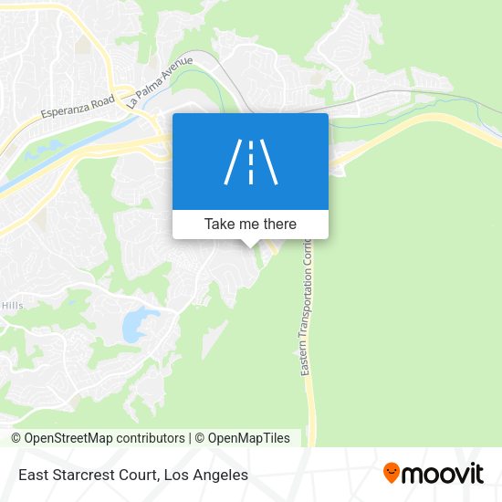 East Starcrest Court map