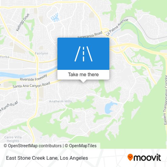 East Stone Creek Lane map