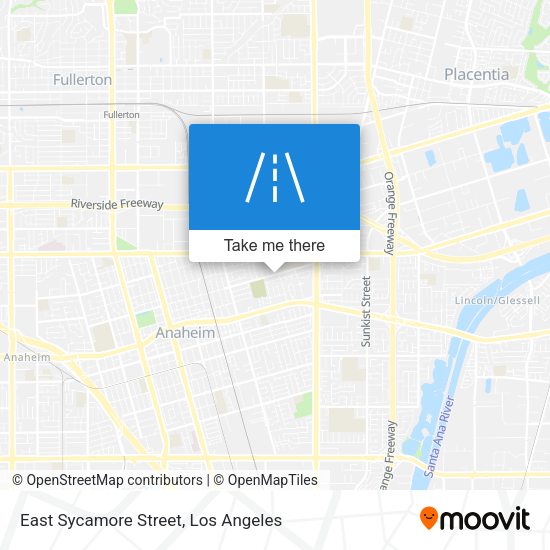 East Sycamore Street map