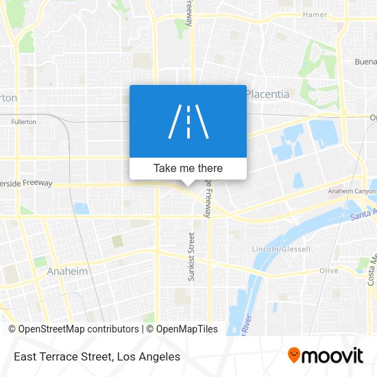 East Terrace Street map