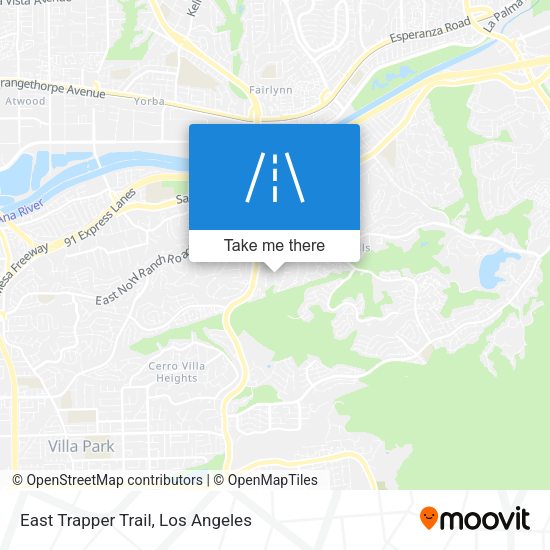 East Trapper Trail map